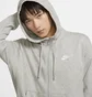 Толстовка чоловіча Nike M Nsw Club Hoodie Fz Ft Grey BV2648-063