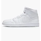 Кроссовки мужские Air Jordan 1 Mid White 554724-130