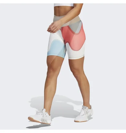 Шорты женские Adidas X Marimekko Optime Training Bike Short Leggings Multi HR8182