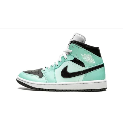 Кроссовки женские Air Jordan Wmns 1 Mid Turquoise BQ6472-300