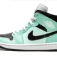 Кроссовки женские Air Jordan Wmns 1 Mid Turquoise BQ6472-300