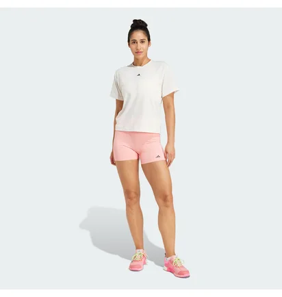 Футболка женская Adidas Power Back-Cutout 3-Stripes Performance White IW3159