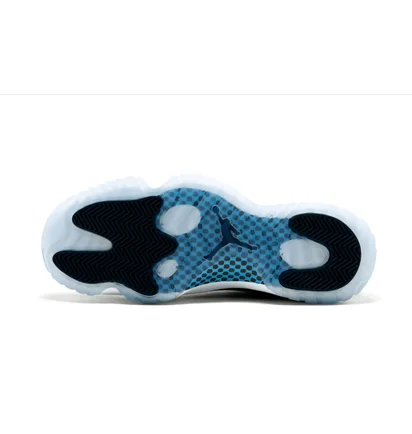 Кроссовки мужские Air Jordan 11 Retro White/Blue 378037-123