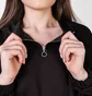 Худи женское H&M Zip-Top Sports Hoodie Black 1105174001