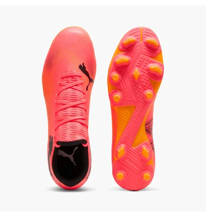 Бутсы мужские Puma Future 7 Play Orange/Pink 107723-03