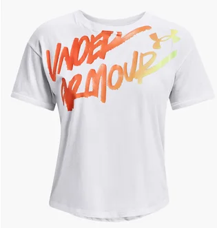 Футболка женская Under Armour Live Chroma Graphic Tee White 1366006-100