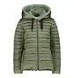Пуховик женский CMP Woman Jacket Fix Hood Olive 31K3006F-F739