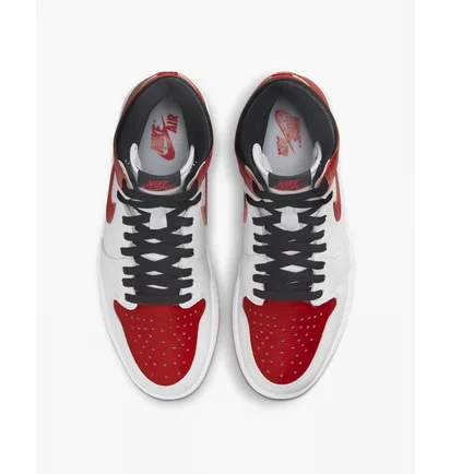 Кросівки чоловічі Air Jordan 1 High Retro Heritage White/Red 555088-161