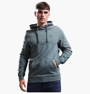 Худи мужское Lyle & Scott Pullover Turquoise ML416VOG-GREY