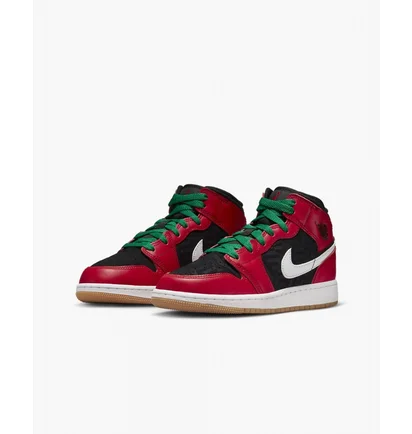 Кроссовки детские Air Jordan 1 Mid Se (Gs) Red Dq8418-006