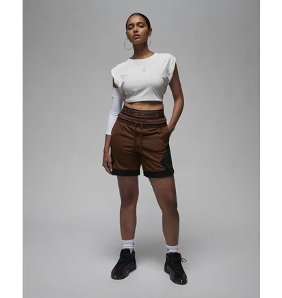 Шорты женские Air Jordan Sport 5 Shorts Brown FB4623-259