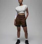 Шорты женские Air Jordan Sport 5 Shorts Brown FB4623-259