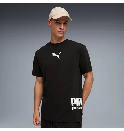 Футболка чоловіча Puma Sport Graphic Black 692169-01