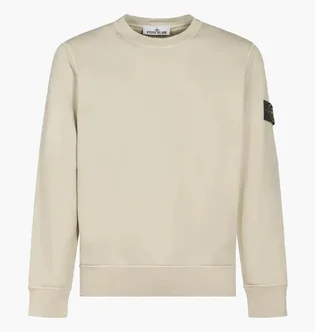 Світшот чоловічий Stone Island Cotton Felpa Crewneck Sand Beige K1S156100044-S0051-V0095
