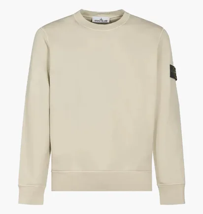 Свитшот мужской Stone Island Cotton Felpa Crewneck Sand Beige K1S156100044-S0051-V0095