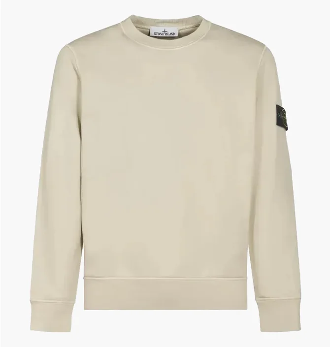 Свитшот мужской Stone Island Cotton Felpa Crewneck Sand Beige K1S156100044-S0051-V0095