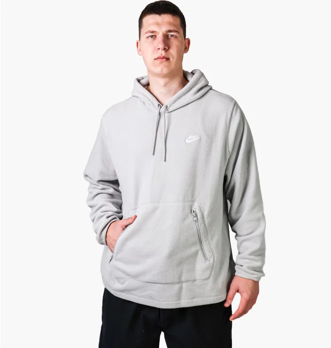 Худи мужское Nike Club Grey FZ0660-077