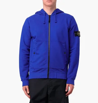 Толстовка чоловіча Stone Island Zip-Hoodie Blue 791561620-V0022