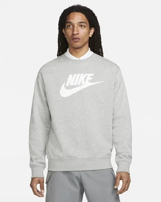 Свитшот мужской Nike Sportswear Club Fleece Graphic Crew Grey Dq4912-063