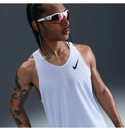 Майка чоловіча Nike Aeroswift Dri-Fit Adv Light Blue FN4231-057