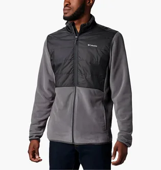 Кофта чоловіча Columbia Basin Butte Fleece Full Zip Omni Heat Grey AO0241-023