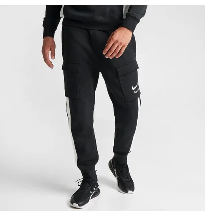 Штани чоловічі Nike Air Retro Fleece Cargo Pants Black FN7693-010