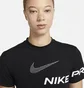 Футболка женская Nike Df Grx Ss Crop Top Black Dx0078-010