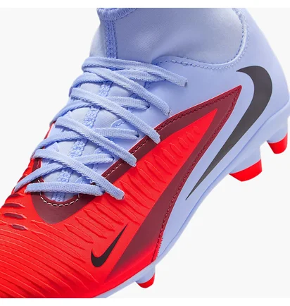 Бутси дитячі Nike Phantom 6 High Club Fg/Mg Light Blue/Red HQ2022-400