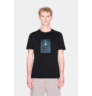 Футболка мужская Armani Exchange Black XM002214-AF10356-UC001