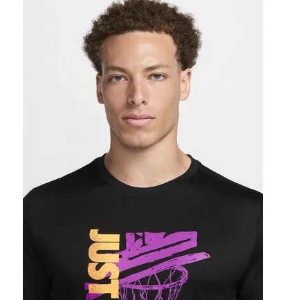Футболка чоловіча Nike Dri-Fit Basketball T-Shirt Black FZ8085-010