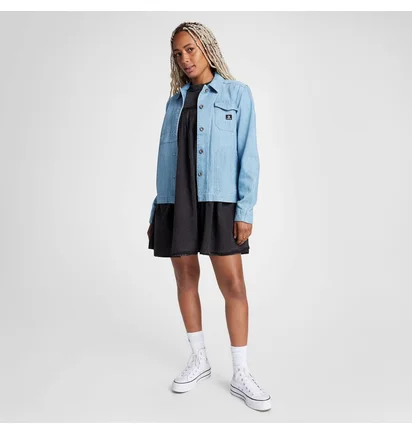 Сорочка жіноча Converse Denim Chore Coat Light Blue 10027976-444