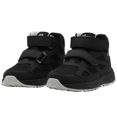 Черевики дитячі Jack Wolfskin Woodland 2 Texapore Mid Vc Black A64865-6350
