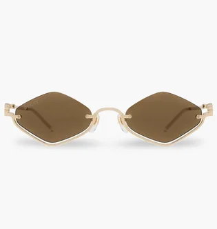 Солнцезащитные очки женские GUCCI Brown/Gold GG1604S-002-53