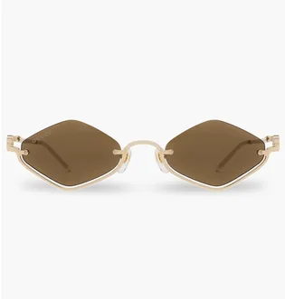 Солнцезащитные очки женские GUCCI Brown/Gold GG1604S-002-53