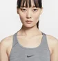 Топ женский Nike Womens Medium-Support 1-Piece Pad Sports Bra Grey Bv3636-084