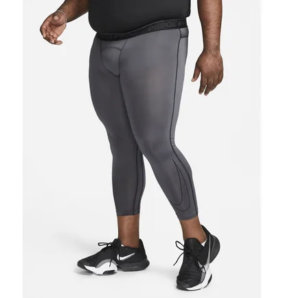Лосины мужские Nike M Np Df 3Qt Tight Grey DD1919-068