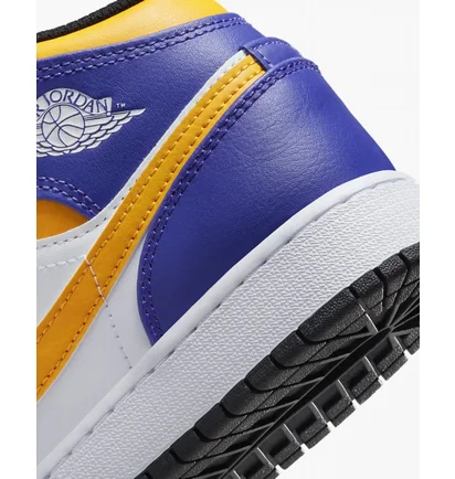 Кроссовки детские Air Jordan 1 Mid Gs Blue DQ8423-517