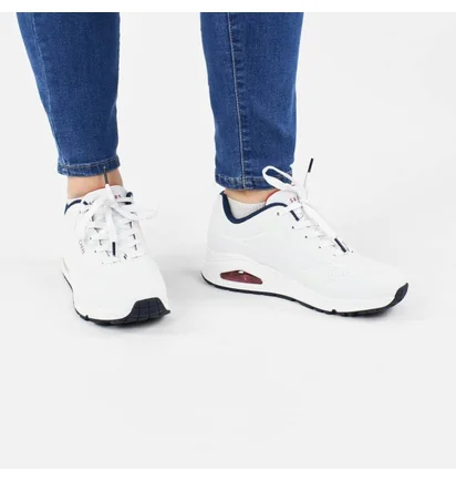 Кросівки жіночі Skechers Uno Stand On Air White 73690-WNVR