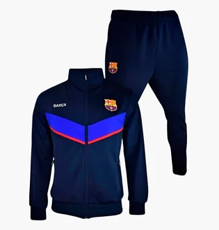 Спортивный костюм мужской FC Barcelona Iconic Blue 5002CHIC