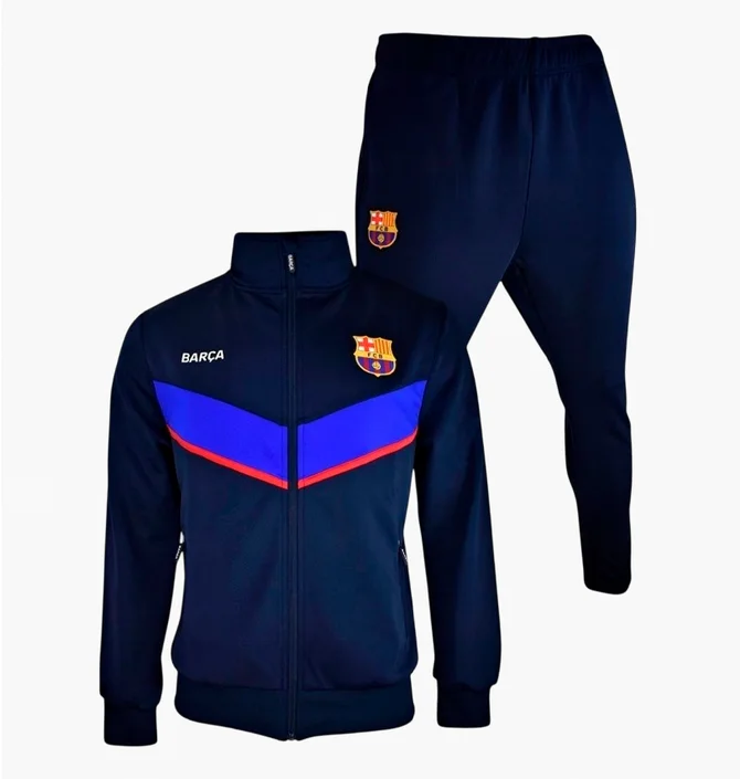 Спортивный костюм мужской FC Barcelona Iconic Blue 5002CHIC
