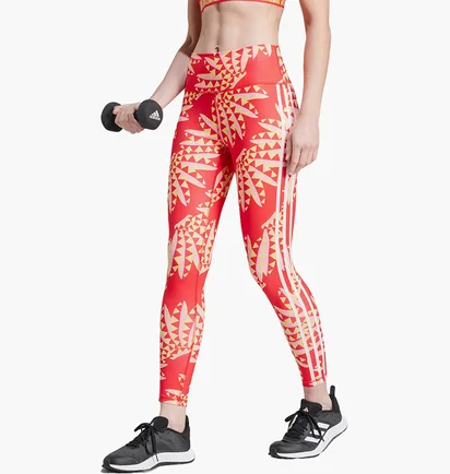 Леггинсы женские Adidas X Farm Rio 7/8 Leggings Red IQ4509