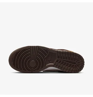 Кроссовки женские Nike Dunk Low Orewood Mini Swoosh Brown/White IO4244-102