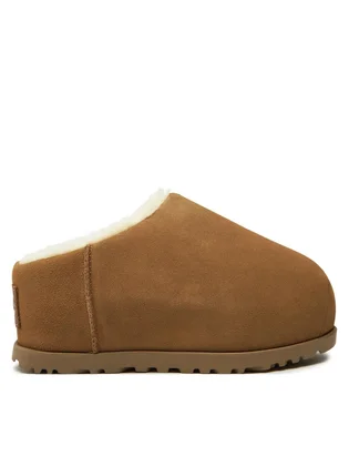 Угги женские UGG Pumped Slide Chestnut Brown 1158215-CHE