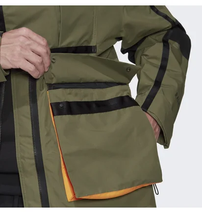 Парка мужская Adidas Xploric Rain.Rdy Parka Olive GQ2399