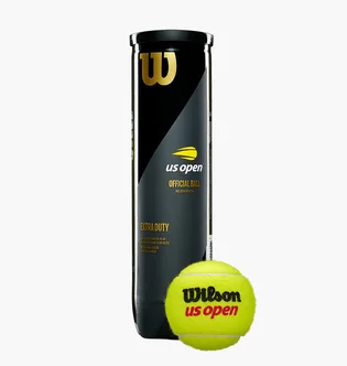 Тенісний м'яч Wilson Us Open 4-Ball Green WRT116200