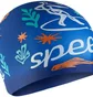 Шапочка для плавання дитяча Speedo Slogan Prt Cap Ju/Jf/Jm Blue 8-0838616700