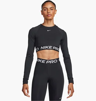 Топ женский Nike Pro 365 Dri-Fit Cropped Long-Sleeve Top Black FV5484-010