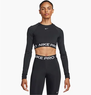 Топ женский Nike Pro 365 Dri-Fit Cropped Long-Sleeve Top Black FV5484-010