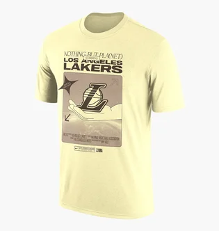 Футболка мужская Nike T-Shirt Los Nba Angeles Lakers Yellow FJ0647-744