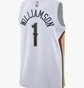 Майка мужская Nike Zion Williamson Pelicans Association Edition 2020 Nba Swingman Jersey White CW3601-107